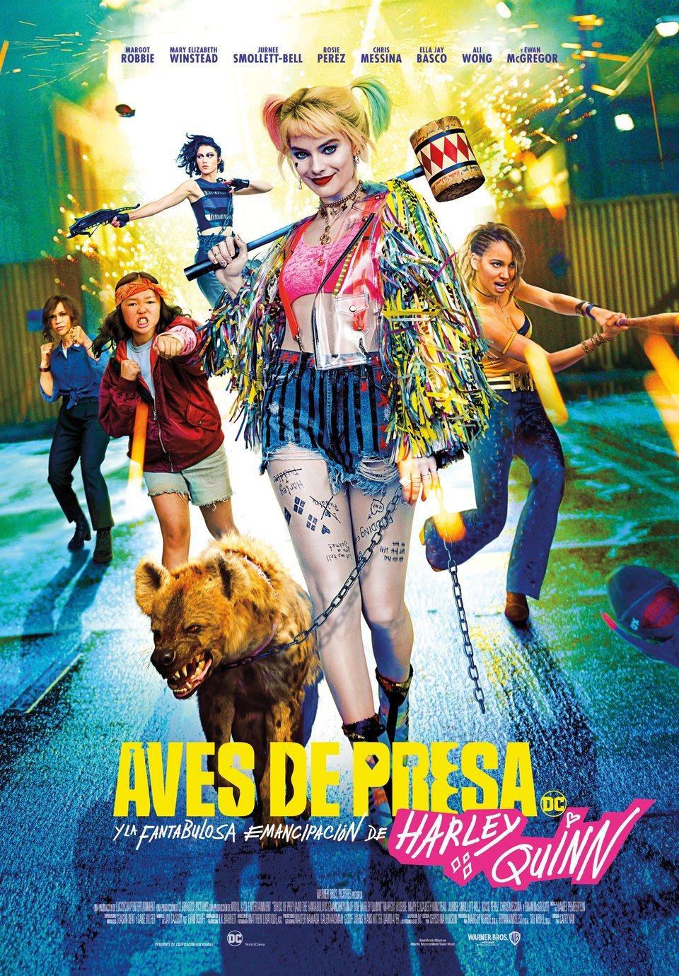 Cartel de Aves de Presa y la fantabulosa emancipación de una Harley Quinn - España #2