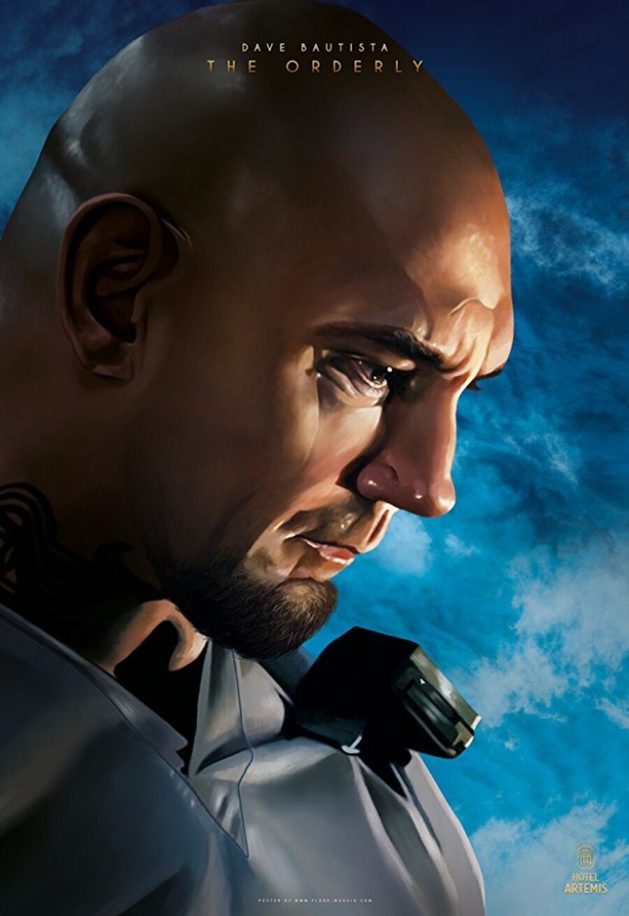 Cartel de Hotel de criminales - Cartel Dave Bautista