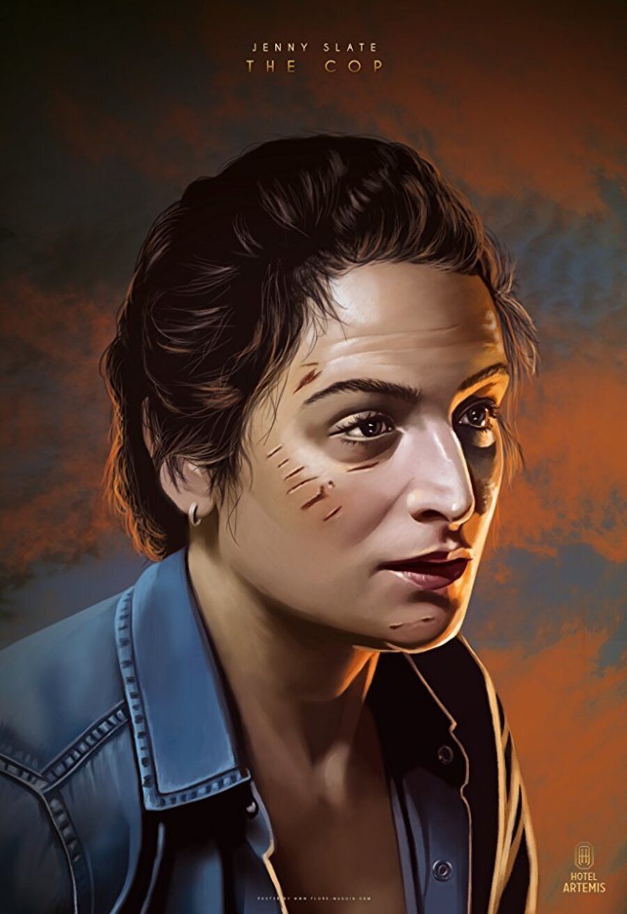 Cartel de Hotel de criminales - Cartel Jenny Slate