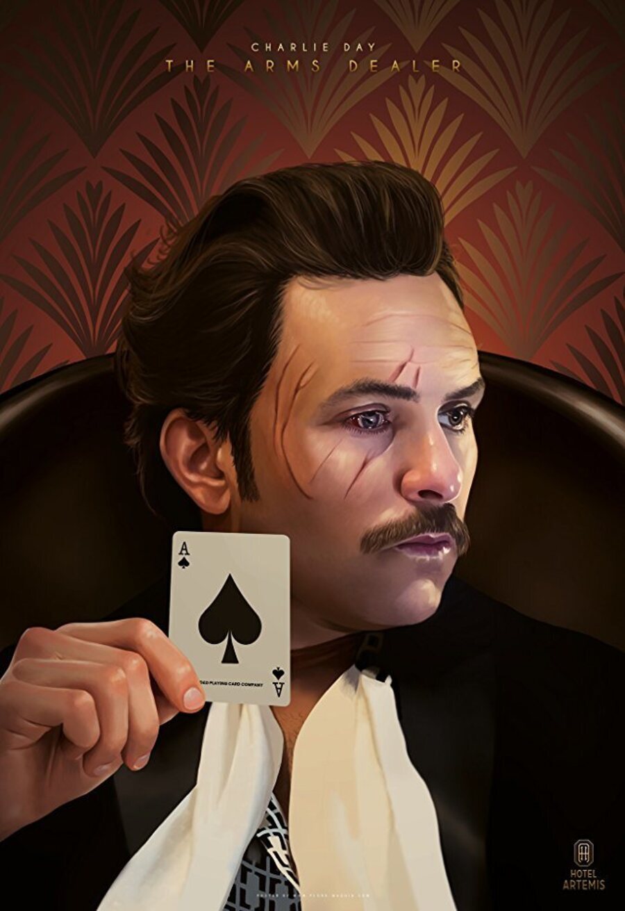 Cartel de Hotel de criminales - Cartel Charlie Day