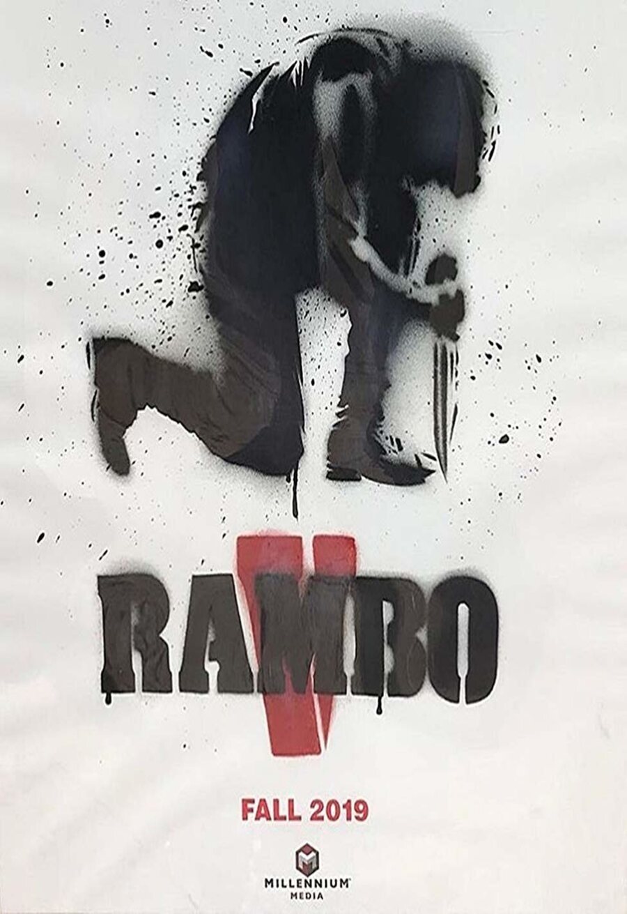 Cartel de Rambo V - rambo v