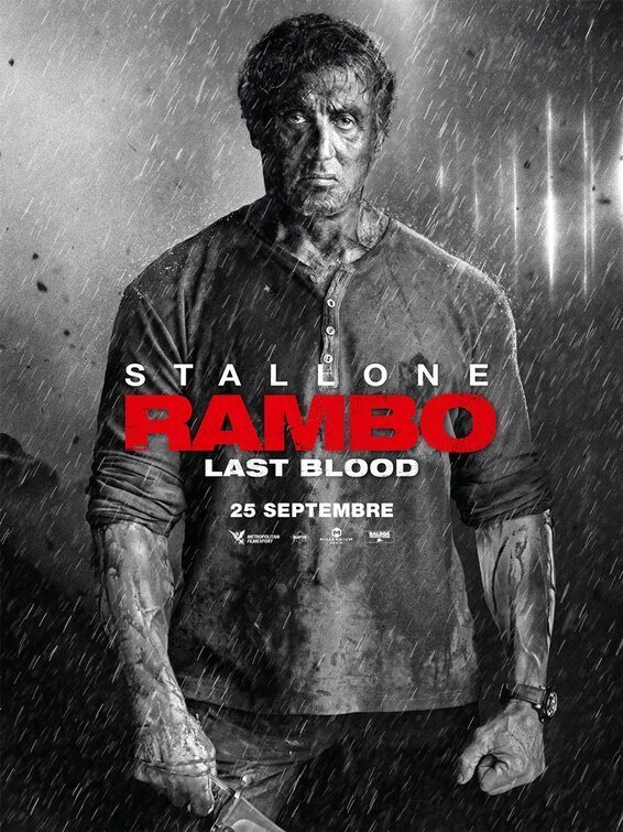 Cartel de Rambo V - Francia #2