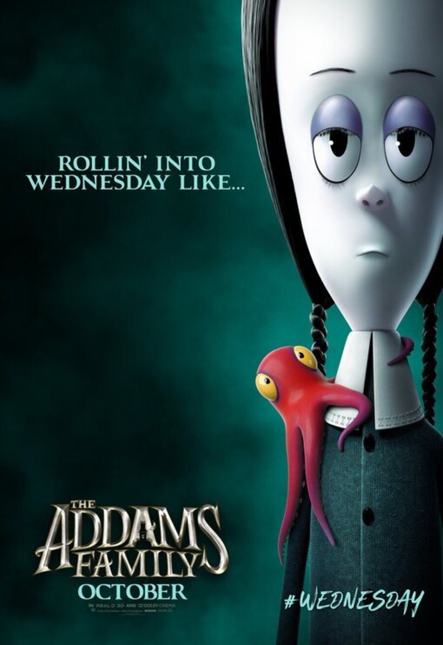 Cartel de Los locos Addams - Wednesday