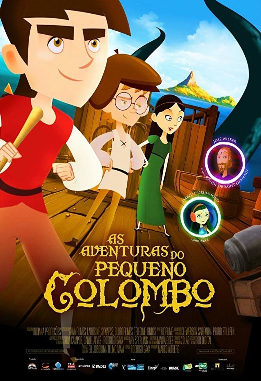 Cartel de As Aventuras do Pequeno Colombo - Brasil