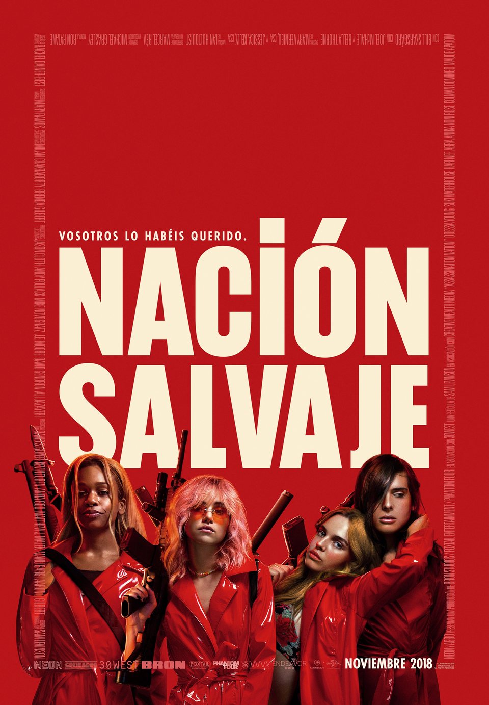 Cartel de Nación asesina - Póster 'Nación Salvaje'