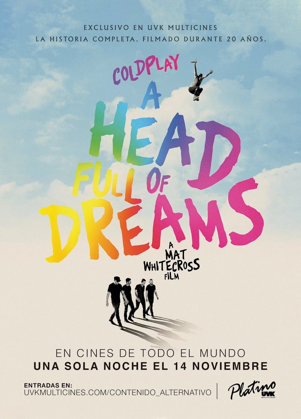 Cartel de Coldplay: A Head Full of Dreams - España