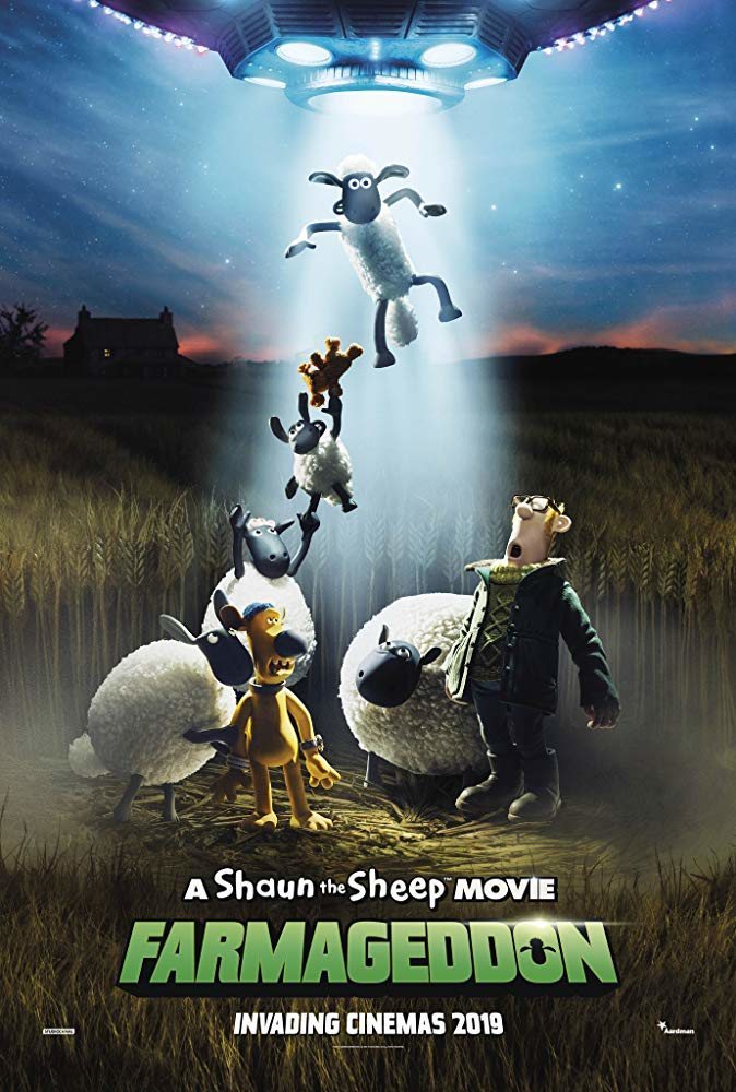 Cartel de Shaun, el cordero: La película - Granjaguedón - Internacional