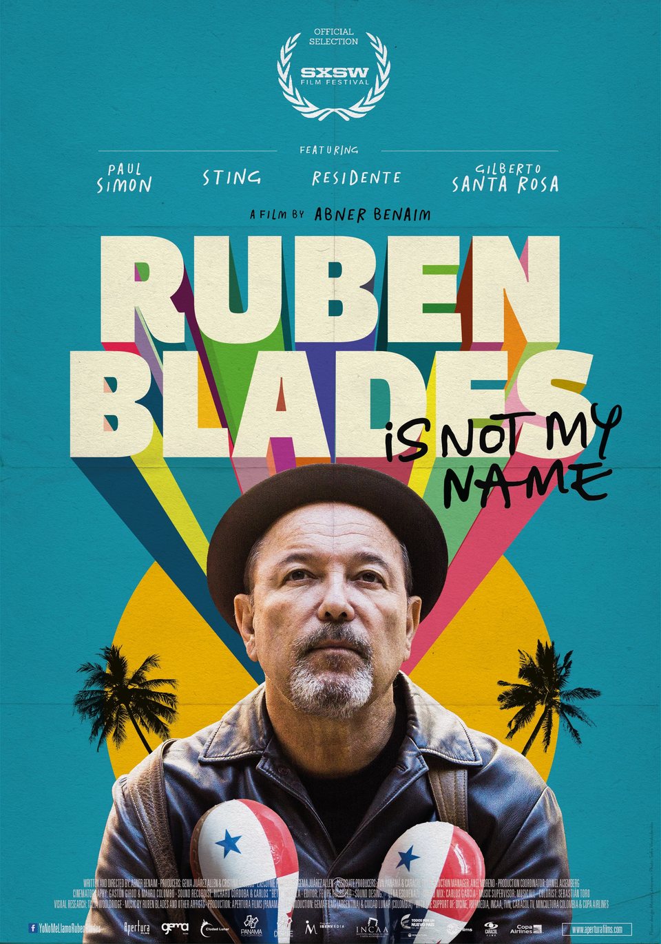 Cartel de Yo no me llamo Rubén Blade - Poster 'Ruben Blades Is Not My Name'
