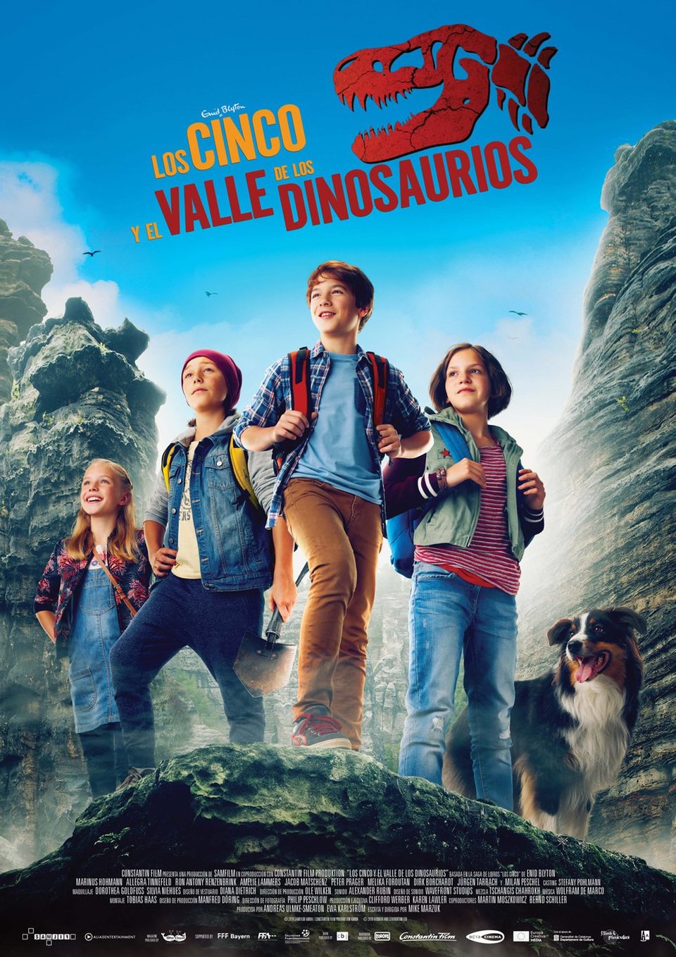 Cartel de The Famous Five and the Valley of Dinosaurs - España