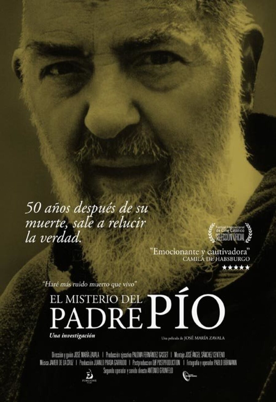 Cartel de El misterio del Padre Pío - Póster Español 'El misterio del Padre Pío'