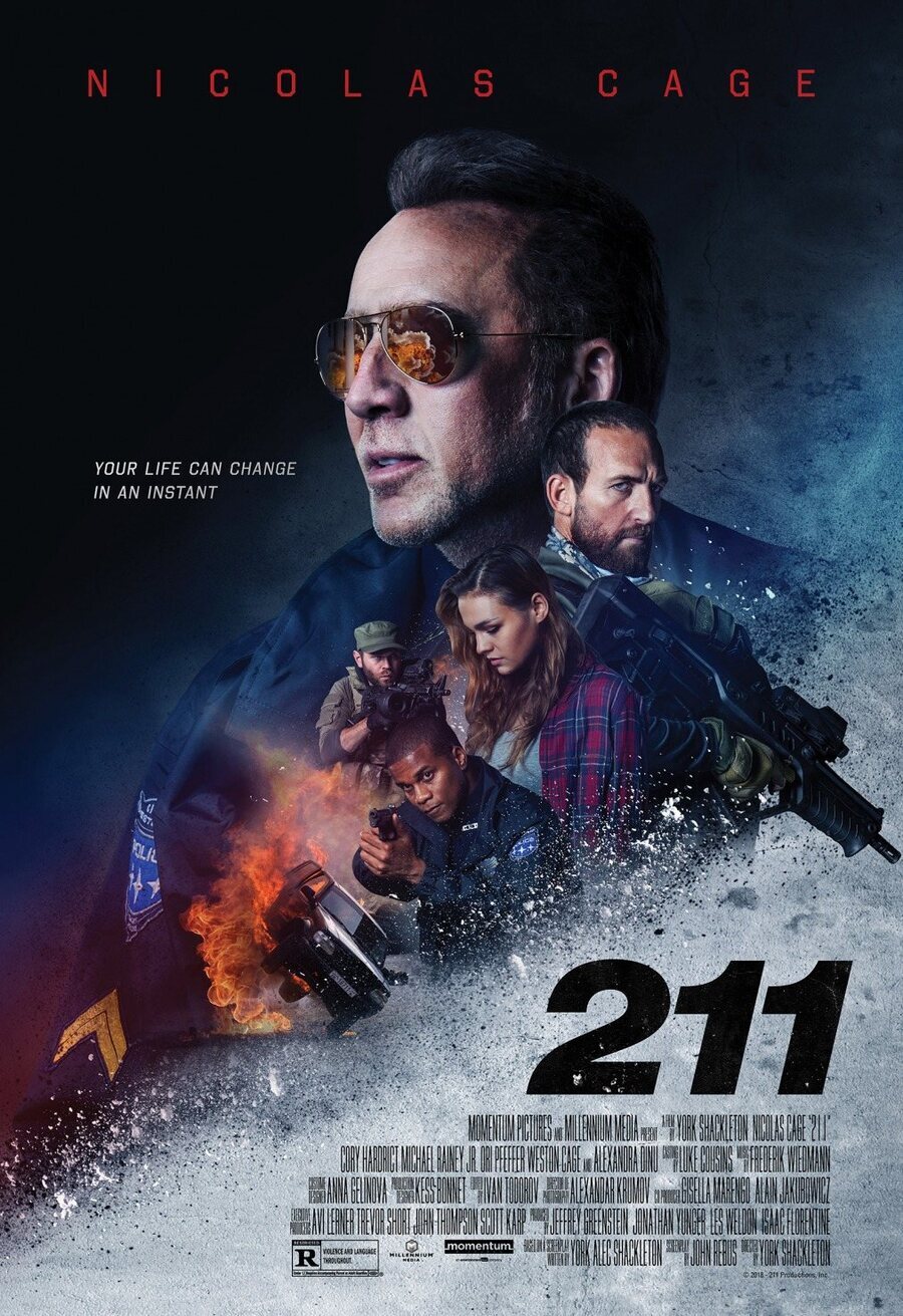 Cartel de El gran asalto - Poster UK '211'