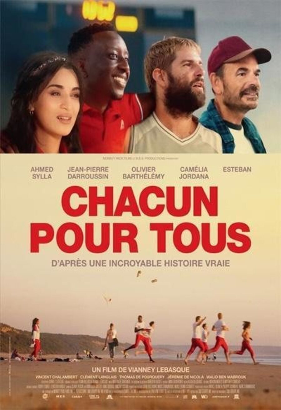 Cartel de Chacun pour tous - Póster Francia 'Todos a una'