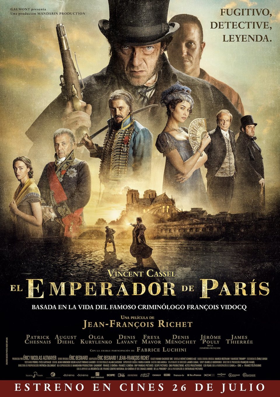 Cartel de L'Empereur de Paris - El emperador de París