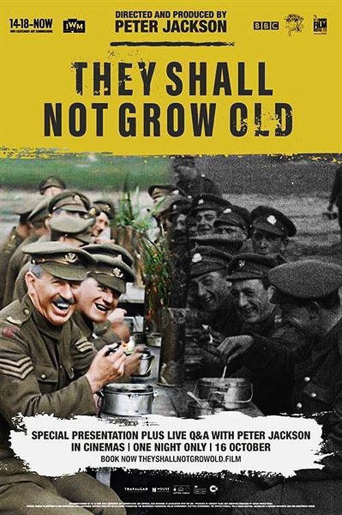 Cartel de They Shall Not Grow Old - Poster UK 'They Shall Not Grow Old'