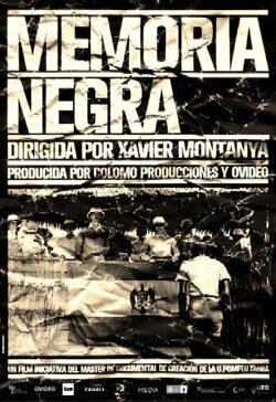 Cartel de Memoria negra