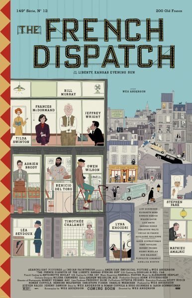 Cartel de The French Dispatch - Teaser