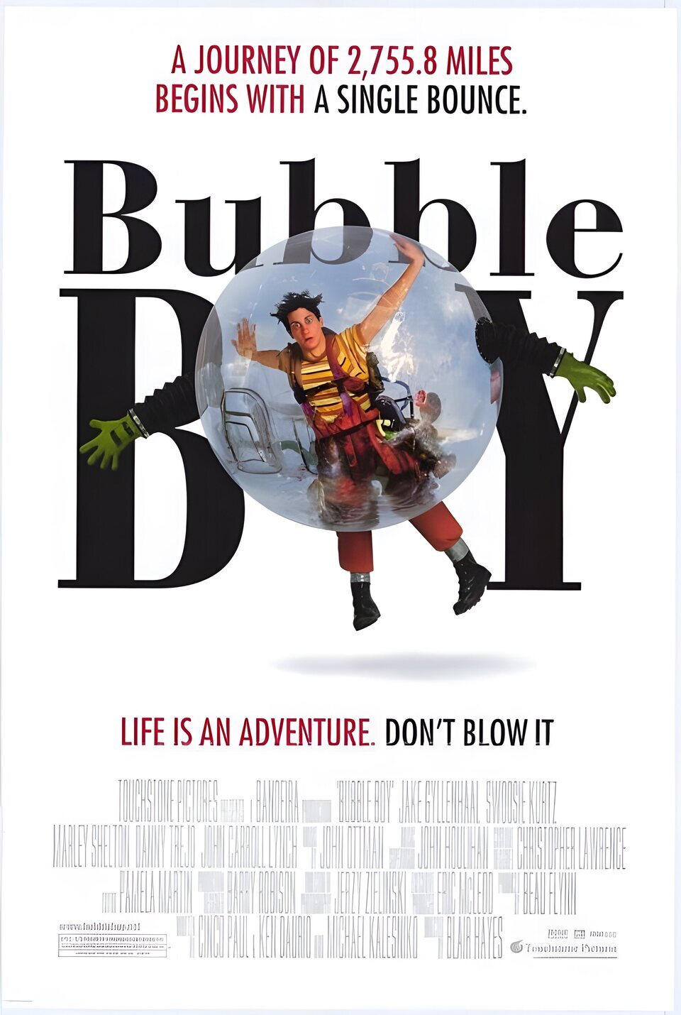Cartel de Bubble Boy (El chico de la burbuja) - Estados Unidos