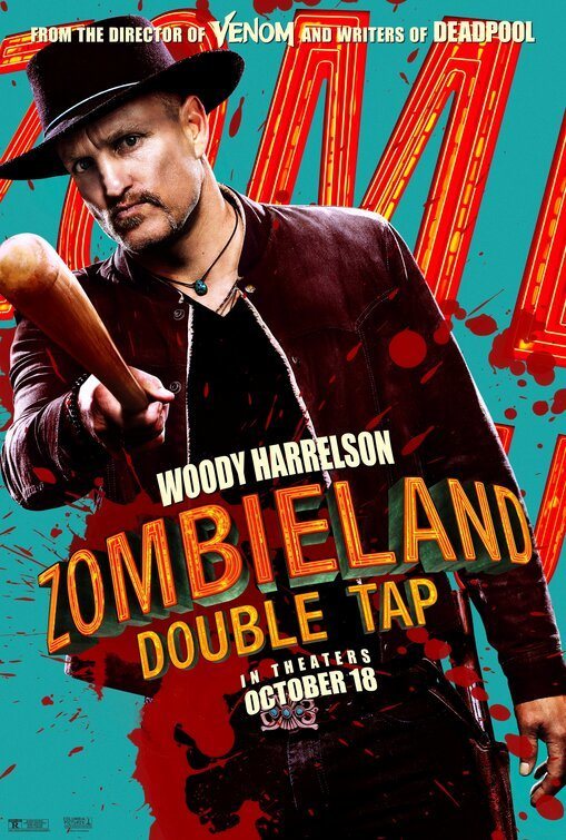 Cartel Woody Harrelson de 'Zombieland 2: Tiro de gracia'