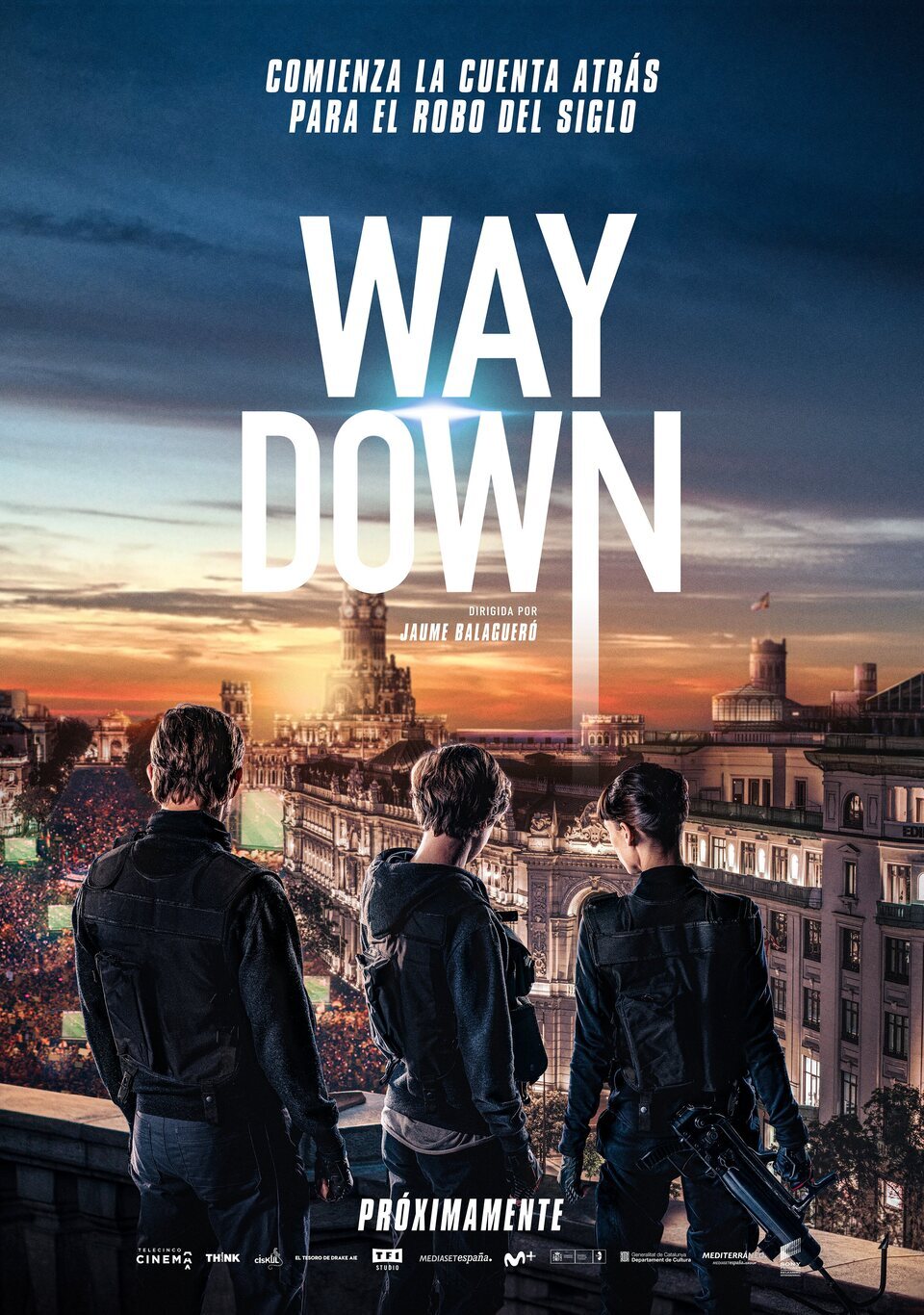 Cartel de Way Down - España