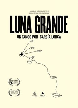 Cartel de Luna grande, un tango por García Lorca