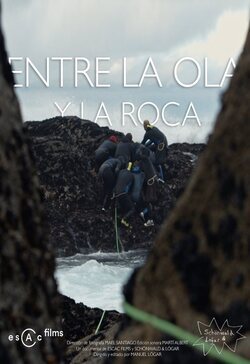 Cartel de Entre la ola y la roca