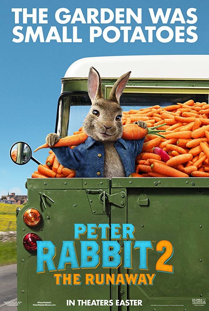 Cartel de Petter Rabbit Conejo en fuga - Póster inglés 'Peter Rabbit 2: The Runaway'