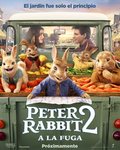 Cartel de Petter Rabbit Conejo en fuga
