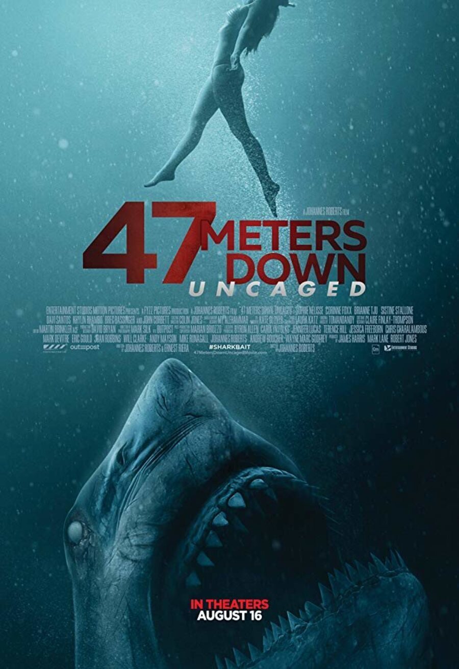 Cartel de Terror a 47 metros: el segundo ataque - '47 Meters Down: Uncaged'