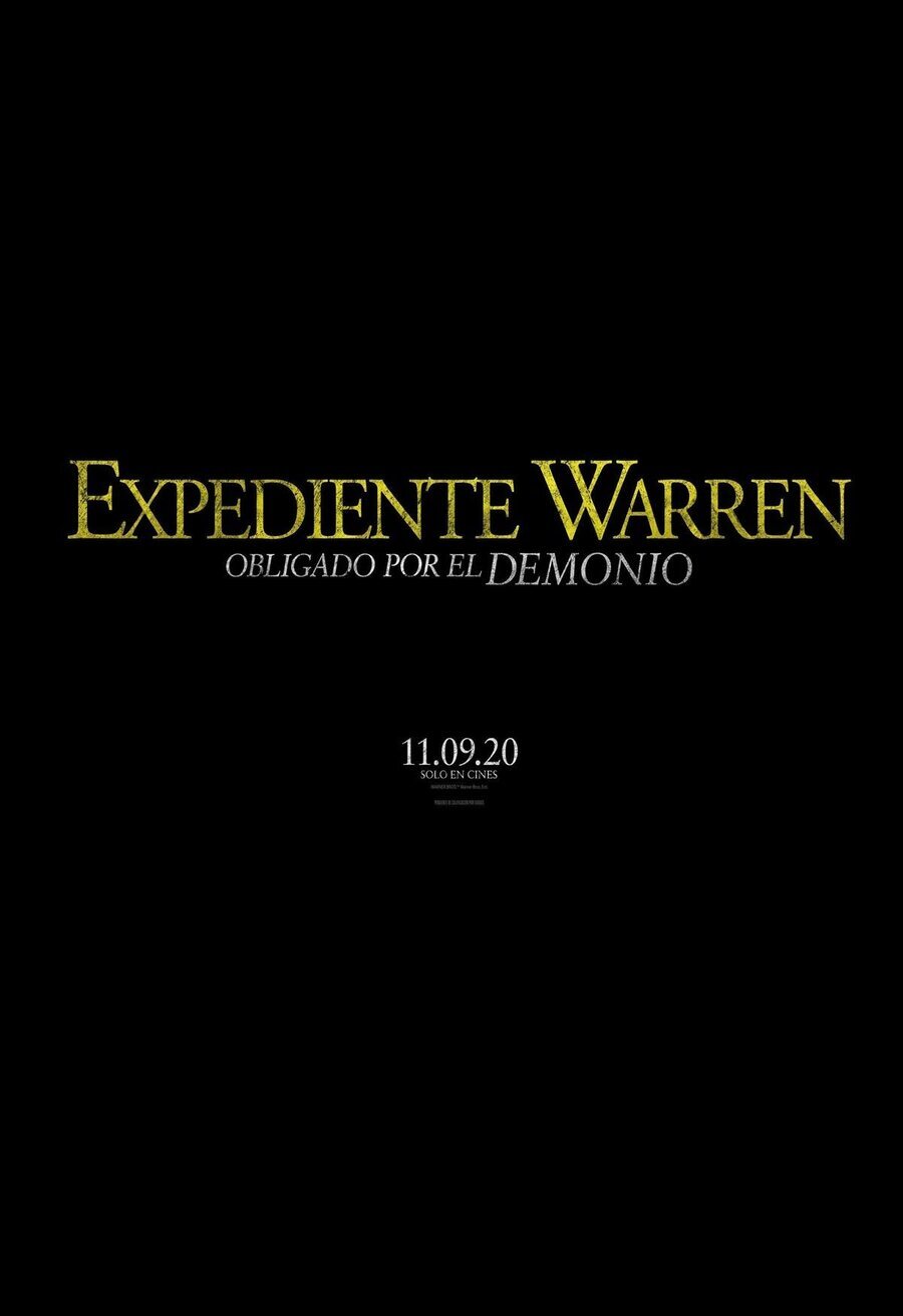 Cartel de El Conjuro 3 - Expediente Warren: Obligado por el demonio