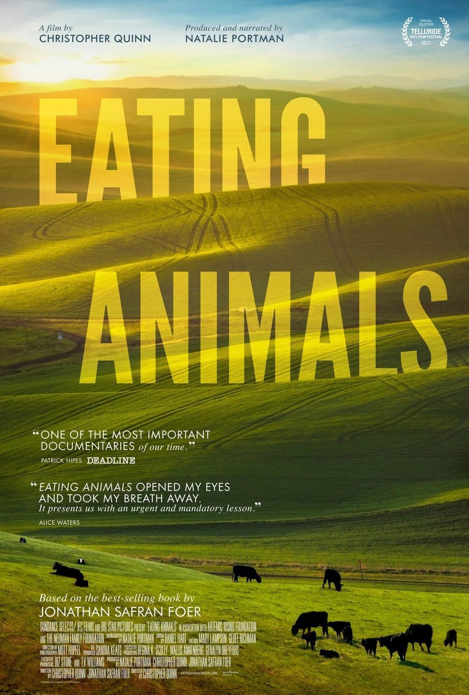 Cartel de Eating Animals - Reino Unido