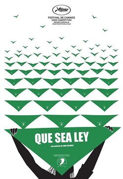 Cartel de La ola verde (Que sea ley)