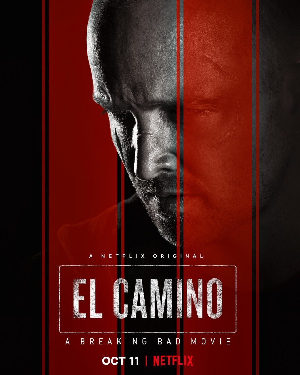 Cartel Poster de 'El Camino: Una película de Breaking Bad'