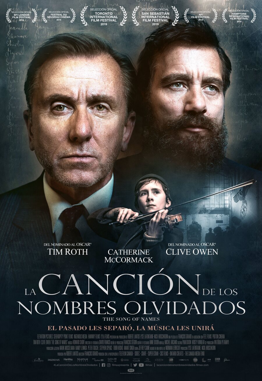 Cartel de The Song of Names - Póster España