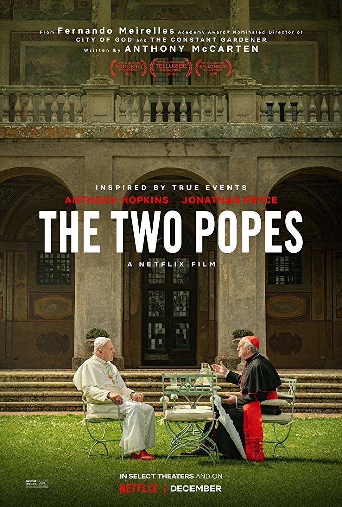 Cartel de Los dos papas - The Two Popes