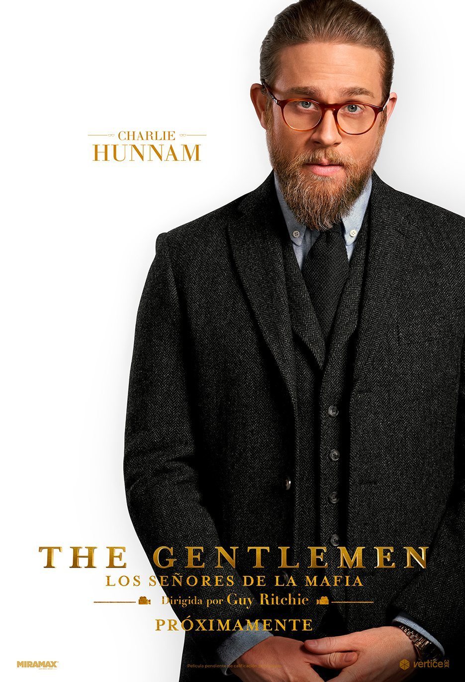 Cartel de Los Caballeros (The Gentlemen) - Póster Charlie Hunnam
