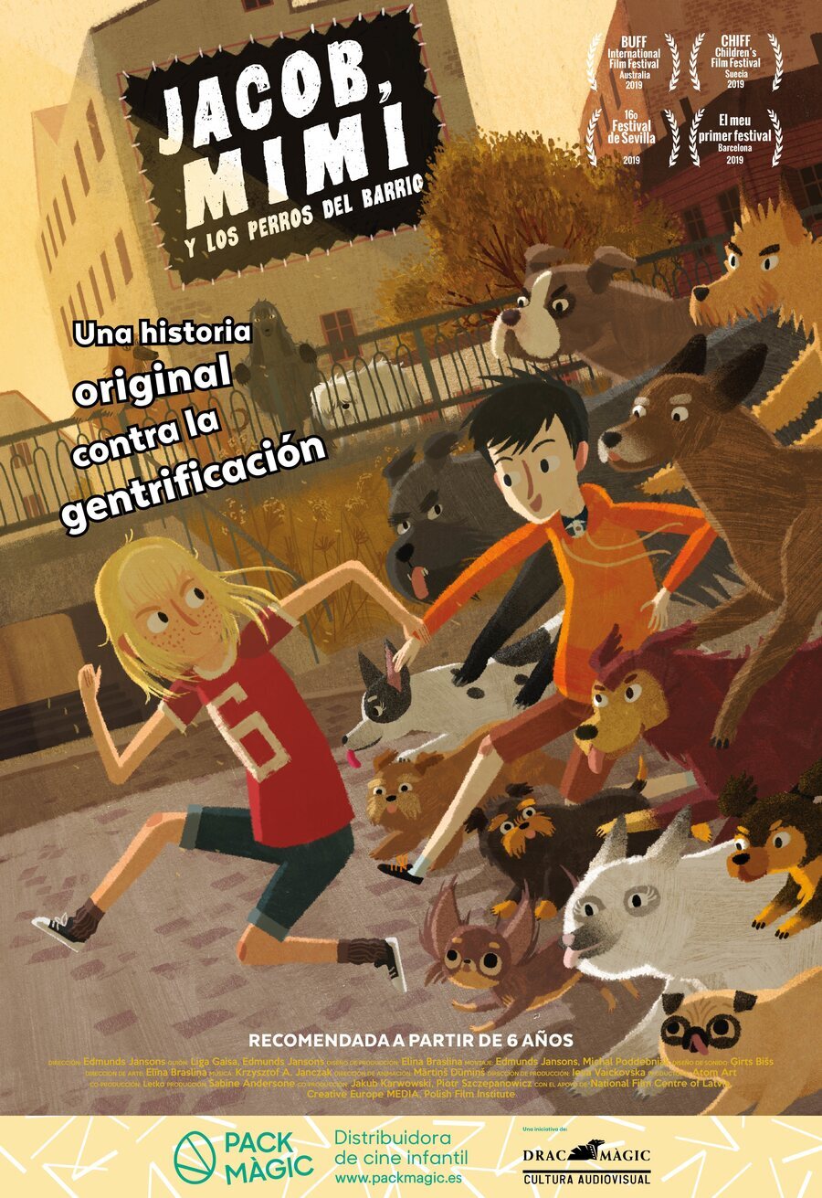 Cartel de Jacob, Mimi y los perros del barrio - Jacob, Mimi y los perros del barrio