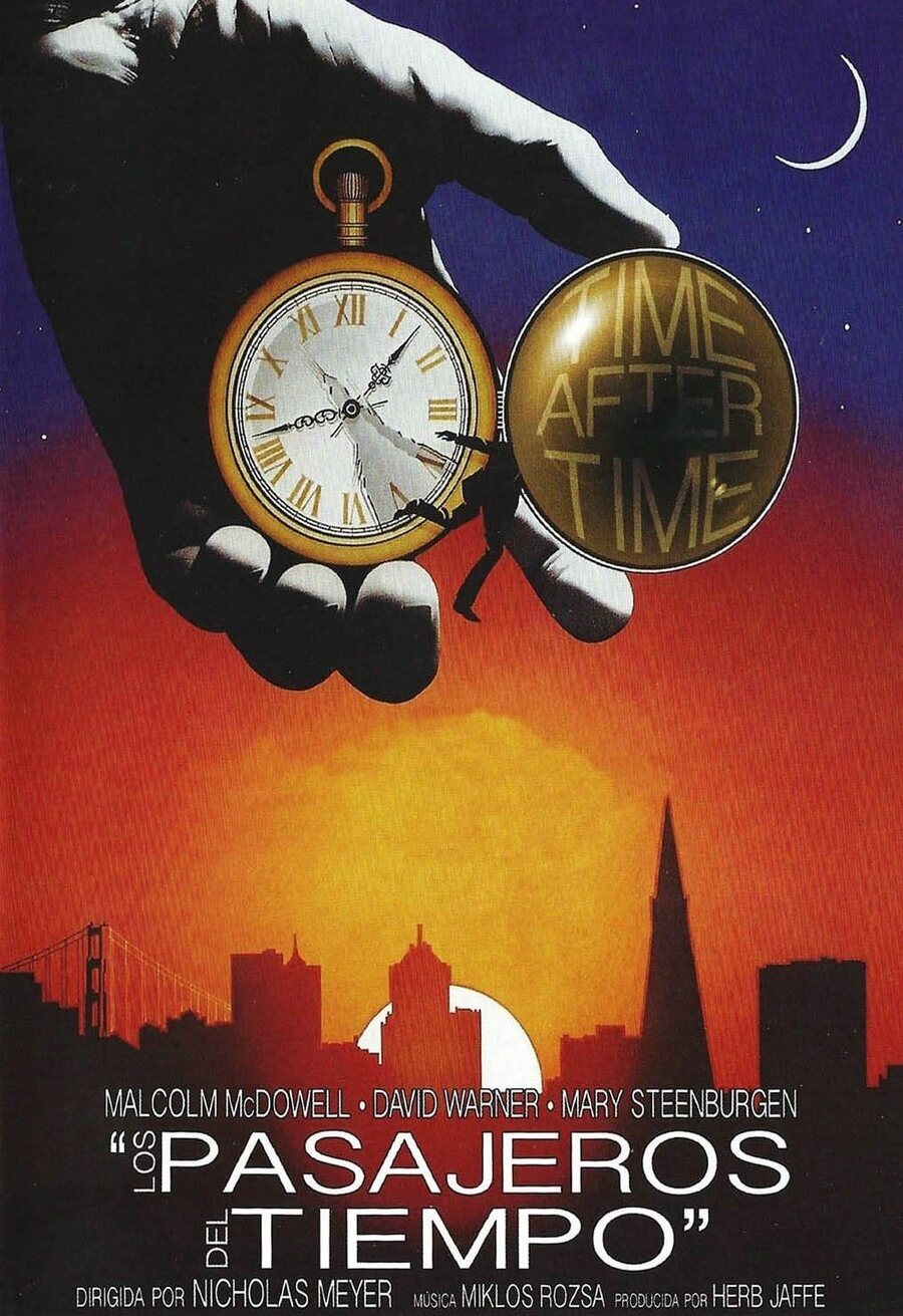 Cartel de Escape al futuro - Los pasajeros del tiempo