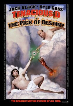 Cartel de Tenacious D: dando la nota