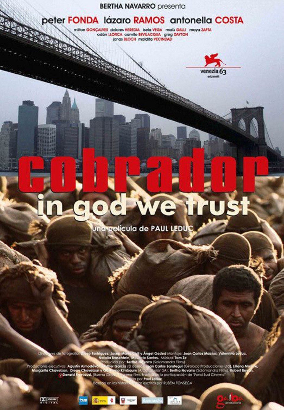 Cartel de Cobrador: In God We Trust - España