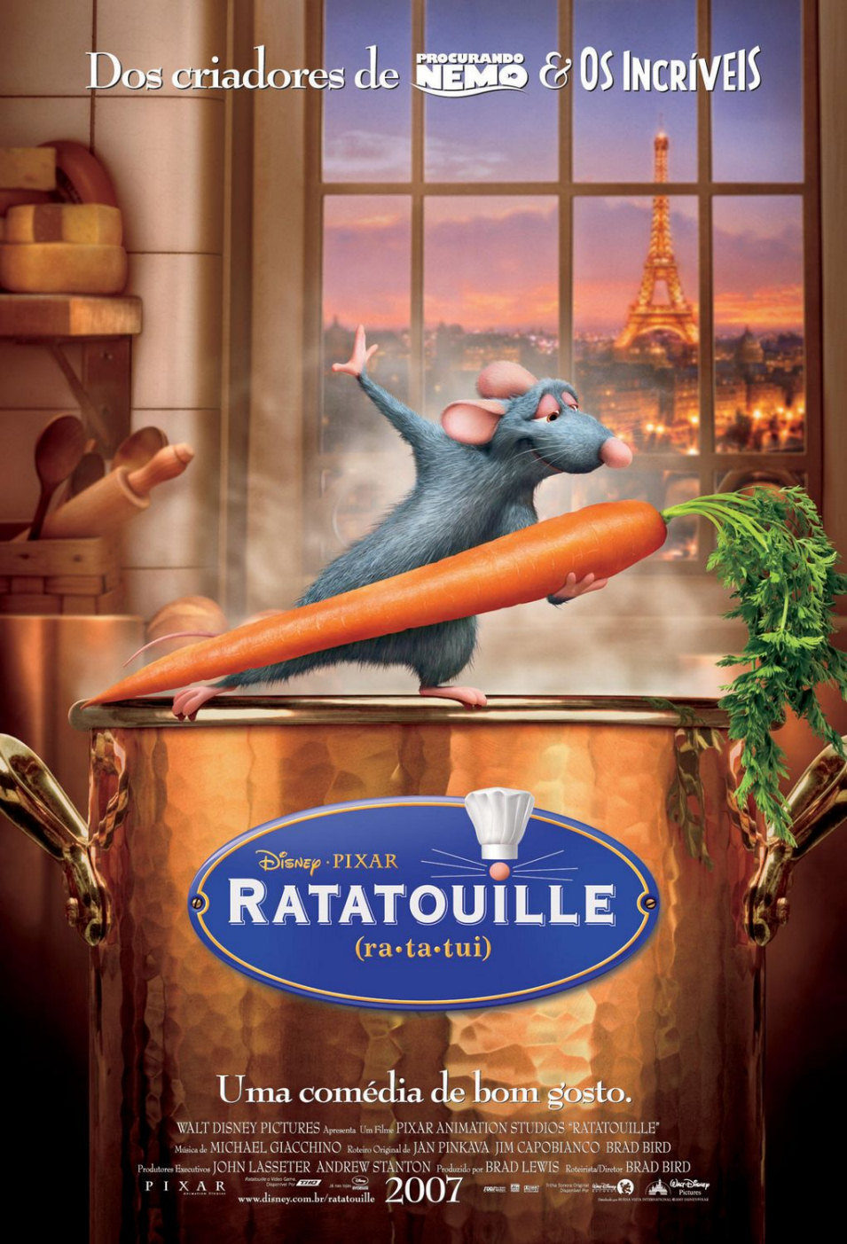 Cartel de Ratatouille - Portugal