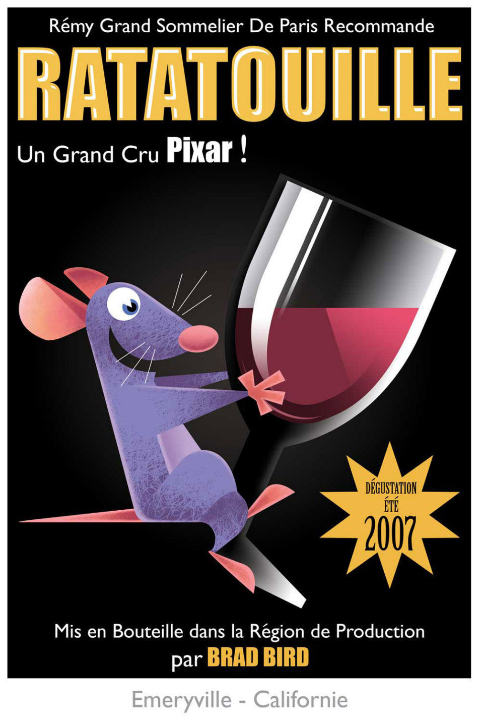 Cartel de Ratatouille - Francia