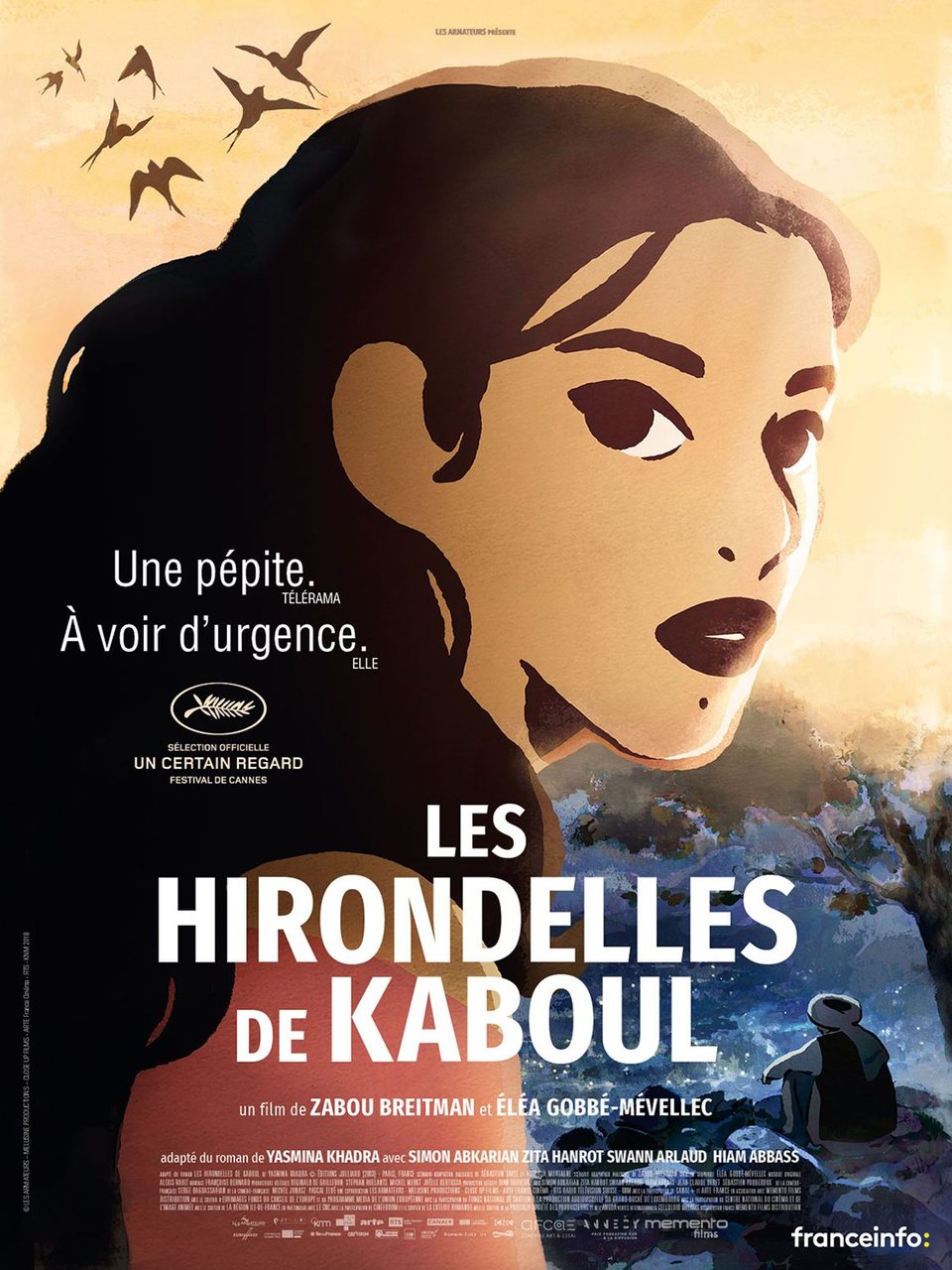 Cartel de Les hirondelles de Kaboul - Francia