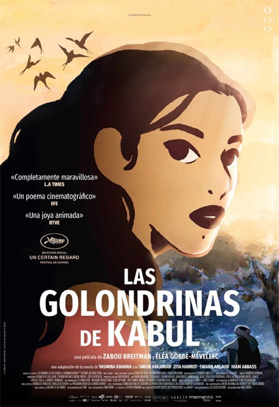 Cartel de Les hirondelles de Kaboul - España