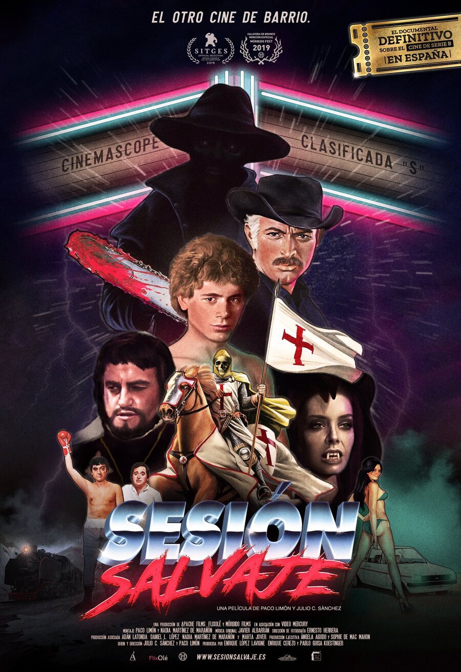 Cartel de Sesión salvaje - España