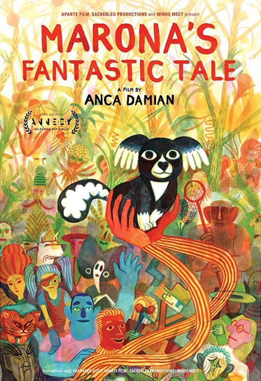 Cartel de L'extraordinaire voyage de Marona - Estados Unidos #2