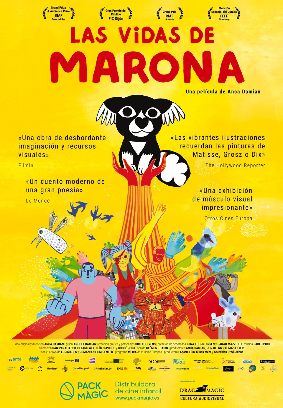 Cartel de L'extraordinaire voyage de Marona - España