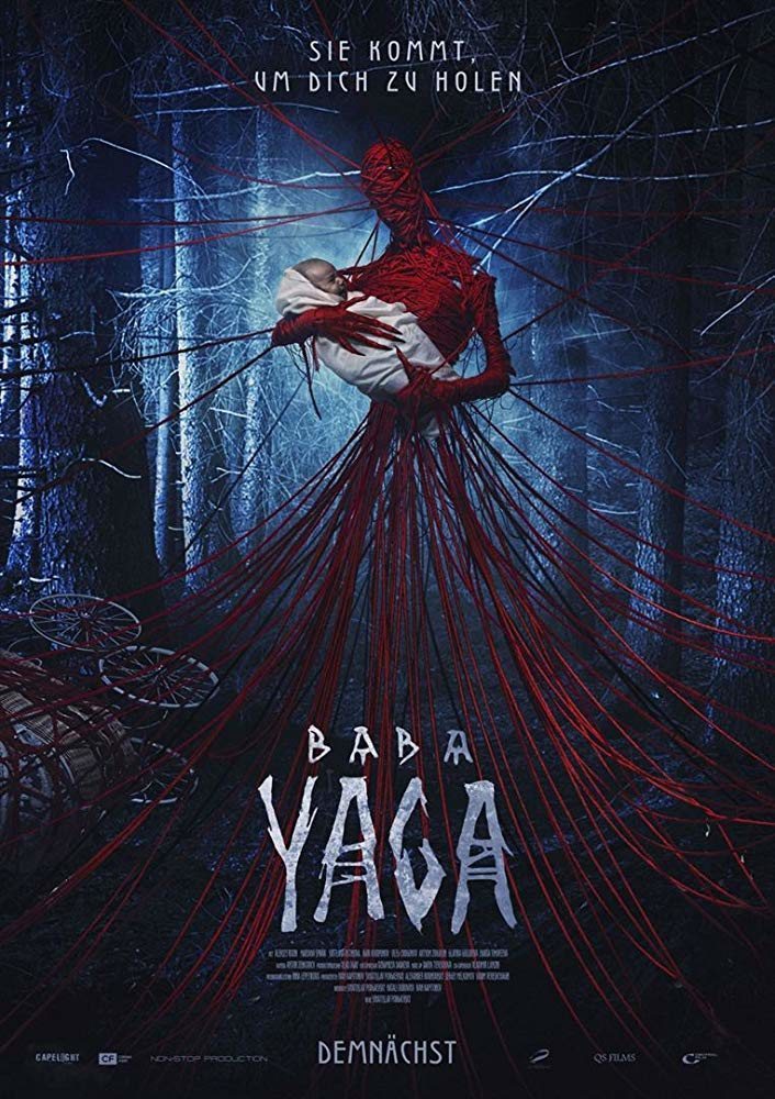 Cartel de Yaga. Koshmar tyomnogo lesa - Poster alemán 'Baba Yaga'