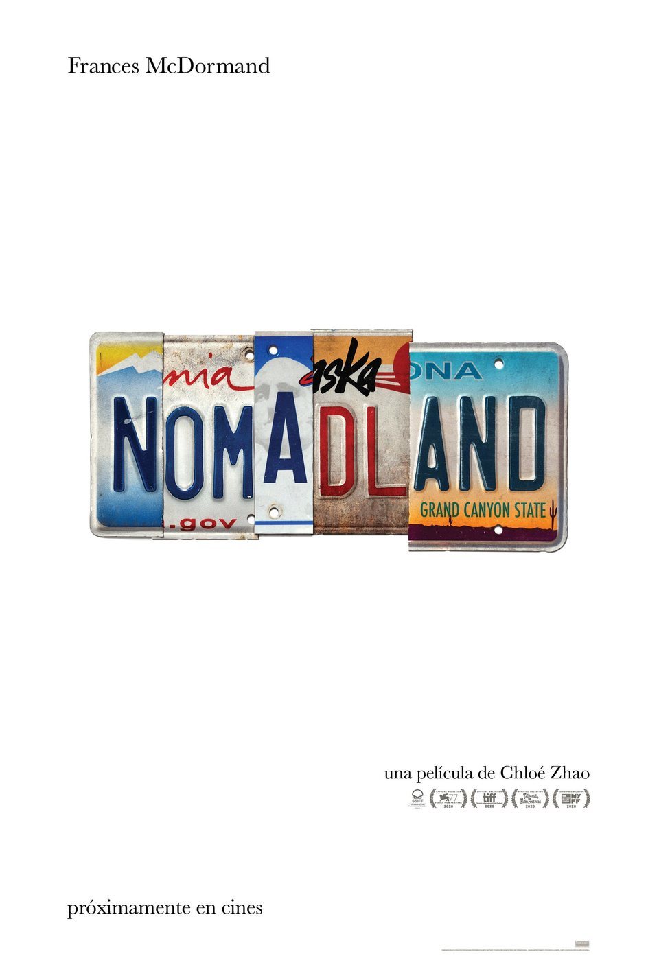 Cartel de Nomadland - España