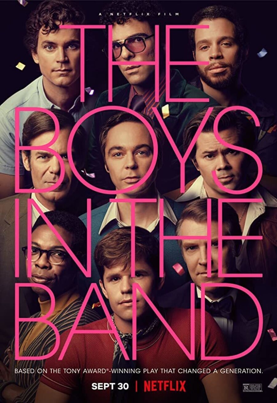 Cartel de Los chicos de la banda - EE.UU.