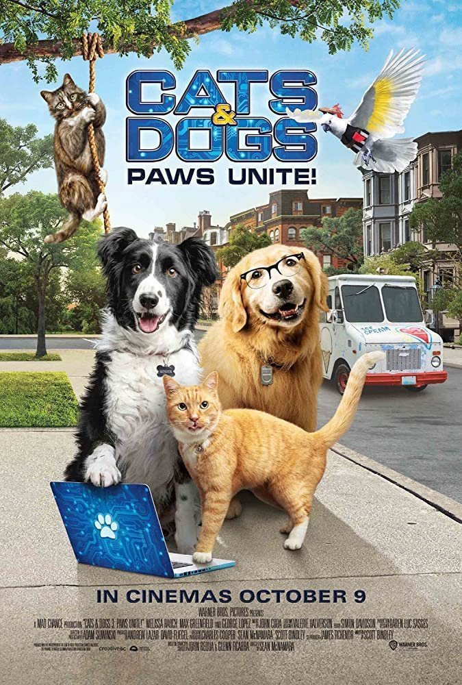 Cartel de Como perros y gatos 3: ¡Patas unidas! - EE.UU.